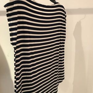 Green Envelope Tops - NWT! Nautical stripe stretchy knit top Green Envelope Tops - NWT! Nautical stripe stretchy knit top